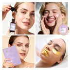 Lavender 23 Pcs Facial Skin Care Set, Luxury Bath and Body Gifts for Women, Spa & Self-Care Gifts, Peptide Sheet Mask, Eye Mask, Present, Birthday, Christmas, Valentines, Mother Day, Bridal Shower