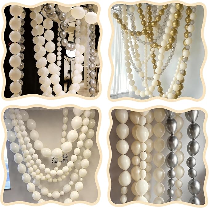 Sand White Link Balloons - Image 4