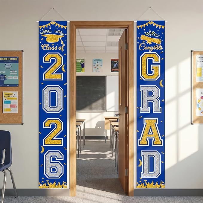 Graduation Banner 2026, Class of 2026 Banner, Indoor Outdoor Graduation Party - Image 5