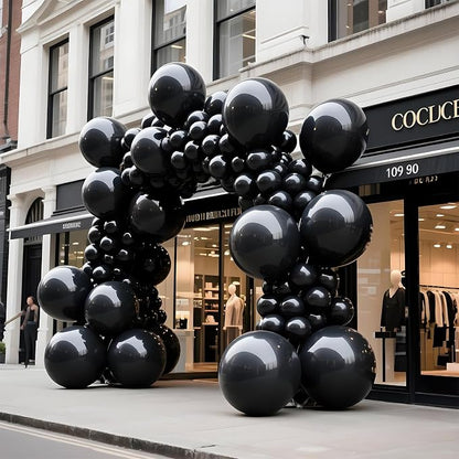 Black Balloons 9pcs 36 Inch Extra Large Big Jumbo Giant Matte Black Latex - Image 7