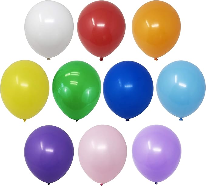 Allgala 100 Count 9 Inch Helium Grade Premium Latex Balloons - Image 3