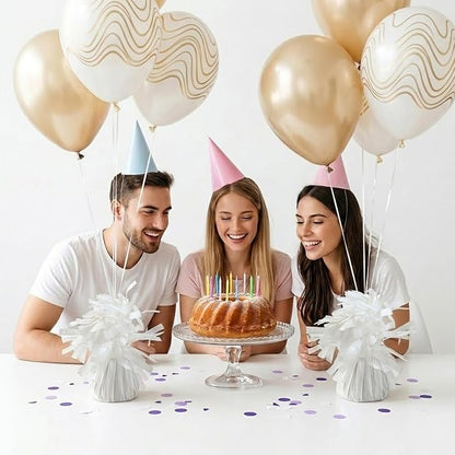 White Balloon Weights Pack of 12 - Image 6