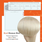 Full Shine Invisible Tape in Hair Extensions Color 60 Blonde Remy Skin Weft 12Inch Tape in Extensions 20 Pcs Seamless Invisible Brazilian Real Human Hair for Wedding Natural 30G