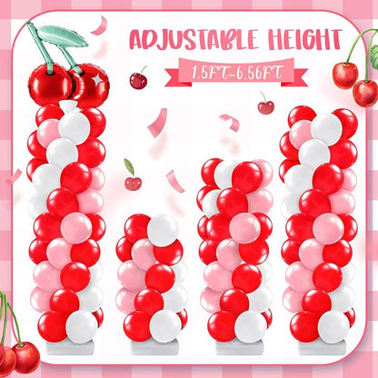 Kasyat 2 Set Cherry Balloon Column Stand Kit - Image 5