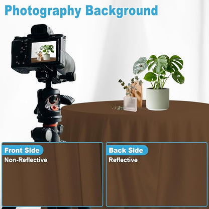 Dark Brown Photography Backdrop - Image 6