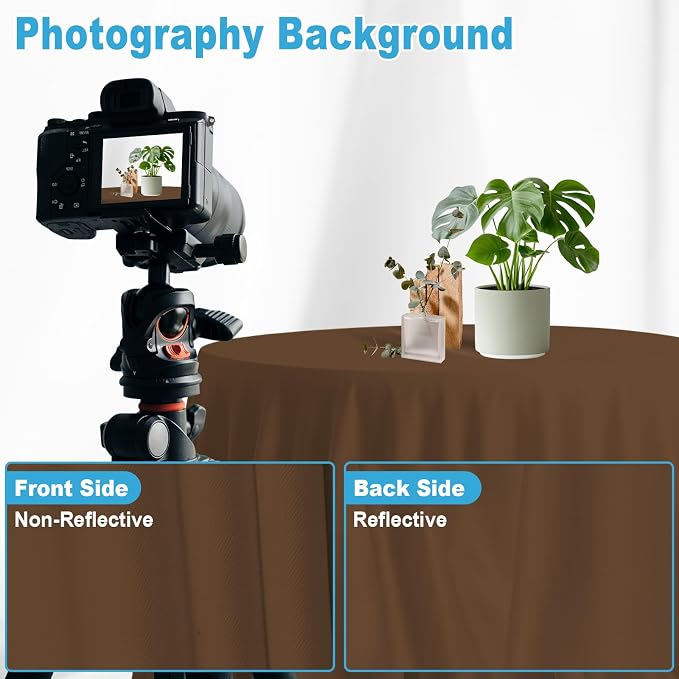 Dark Brown Photography Backdrop - Image 7