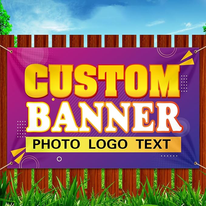 Custom Banner and Signs Personalized Banner by Custom