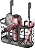 YIGII Hair Tool Organizer - Dryer Holder/Blow Holder Cabinet Door, Bathroom Care & Styling Tools Storage Basket for Dryer, Flat Irons, Curling Straighteners