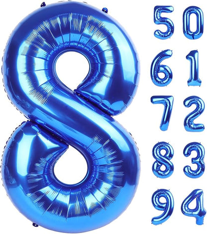 Navy Blue 8 Balloon by IWERP