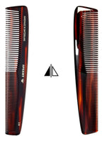 #28 Handmade Wide Narrow Tooth Comb Tortoise Havana Acetate Thick Coarse Curly Thin Fine Straight Hair Detangling Parting Grooming Teasing Hair Styling Hairdresser Barber Hairdressing Wet Dry