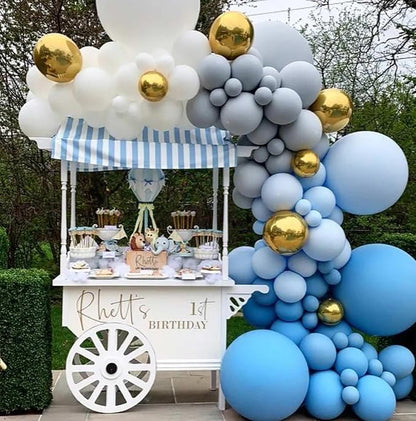 10 Inch Light Blue Balloons - Image 3