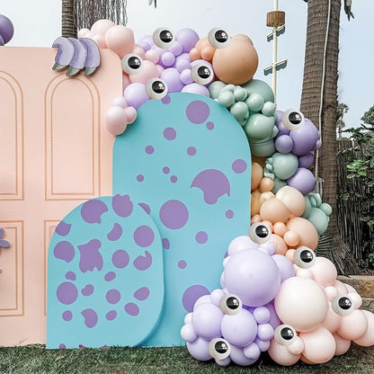 Monster Balloons Arch Kit, Pastel Green Pink Purple Balloon Garland Light Mint - Image 2