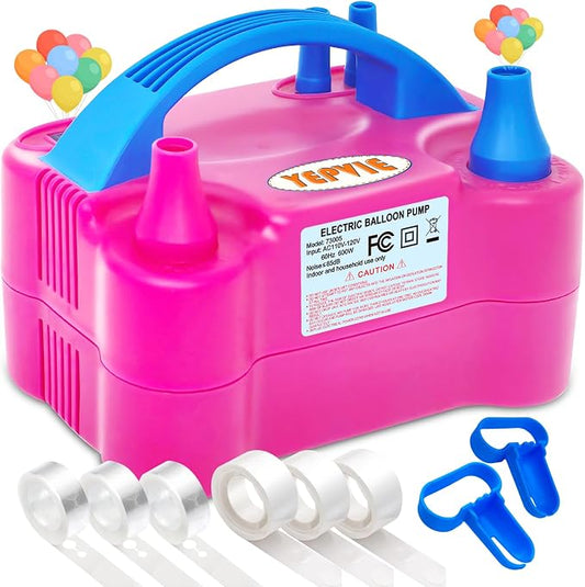 Balloon Pump Electric, 600W Professional Balloon Inflator by YEPVIE