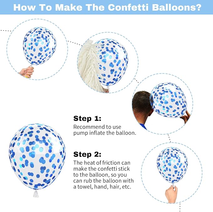 Blue and Gold Balloons - Image 6