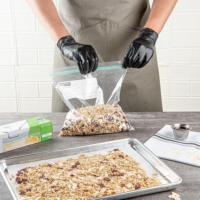 Restaurantware-Bag Tek 1 Gallon Storage Zip Bags, 1000 Disposable Zipper Pouch - Image 5