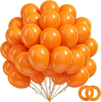 100pcs 12inch Orange Balloons by BAUANOOY
