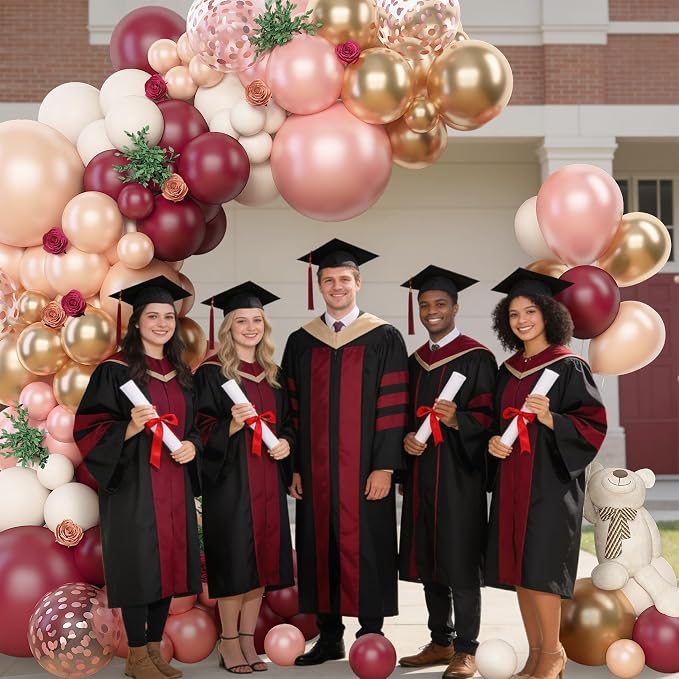 Amandir 153pcs Burgundy Balloons Arch Garland Kit Different Sizes | 18 12 10 5 - Image 7