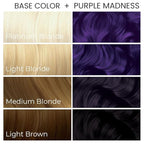 Arctic Fox Semi-Permanent Hair Color, Purple Madness, Vegan & Cruelty-Free, Ammonia-Free, Hydrating Formula, Vibrant Purple Hair Dye for All Hair Types,(Purple Madness 5.6 Fl Oz (Pack of 2)