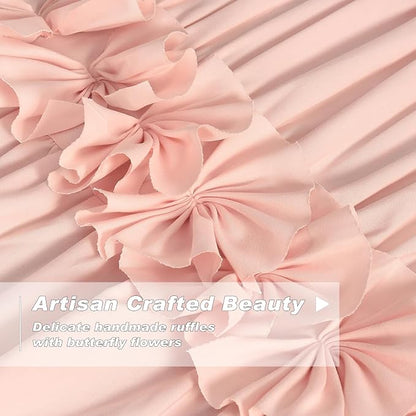 Room Darkening & Soundproof Window Curtain 52"Wx96"L | Luxurious Peach Pink - Image 2
