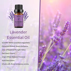 yethious Sandalwood Lavender Essential Oil Set 2 Pack 100% Pure Organic Sandalwood Essential Oil Undiluted Lavender Aromatherapy Oils for Diffuser, Perfume, Soap, Candle Making 2 x 10ML