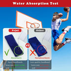 Sweatbands Sports Headbands for Men & Women - 3 Pack Moisture Wicking Cotton Headband for Tennis, Basketball, Running, Gym - Sweat Band