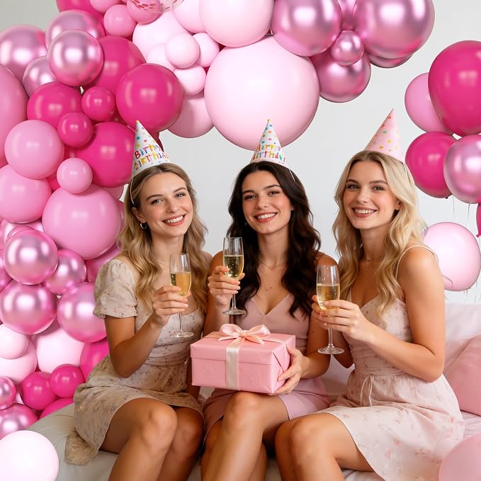 Amandir 153 Pcs Pink Balloon Arch Garland Kit Different Sizes | 18 12 10 5 inch - Image 5
