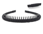 black women's headbands fashion hair accessories tooth comb hairbands for women non slip hair hoops headband suitable for ladies and girls (Pack of 4)