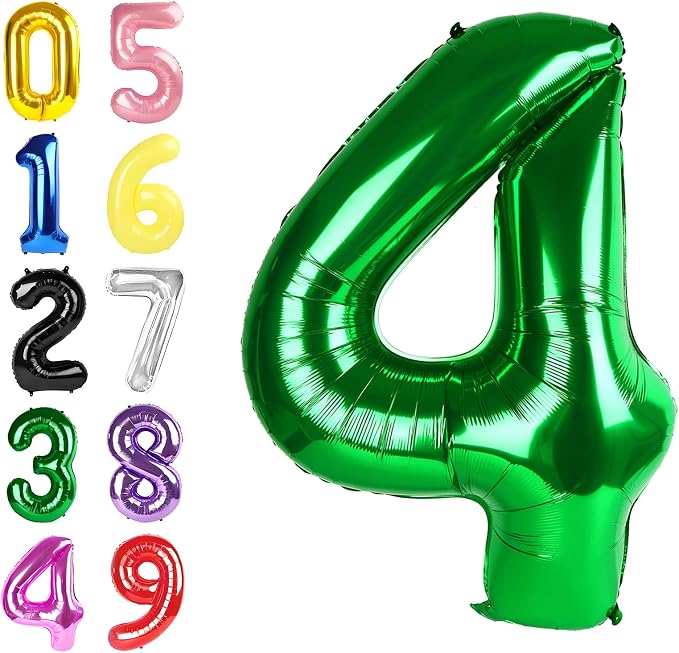 Number 3 Balloons 40 Inch Balloon by Argthjy