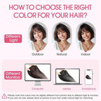 Hairro Human Hair Toppers with Wispy Bangs, 3D 360° Seamless Real Hair Toppers, Hand-Tied with 3.5"x4.7" T-shaped Base, Clip-In Hairpieces to Add Volume on Top, 11 Inch Medium Brown Mix Dark Blonde