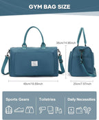 Gym Bag Womens,Travel Duffel Carry on Bag Sport Tote Bag Weekend Overnight Bag