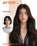 Sunny Hair Tape in Hair Extensions,Dark Brown Tape in Hair Extensions Human Hair Invisible Remy Human Hair Tape in Extensions 20 inch 20Pcs