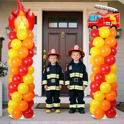 2 Sets Fire Party Balloon Column Stand Kit - Image 7