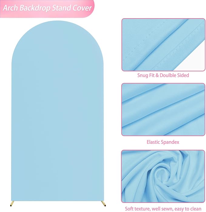 6.6FT Arch Backdrop Stand and Cover Set, Arch - Image 7