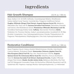 Hair Growth Shampoo and Conditioner Set - Rosemary & Biotin Shampoo and Conditioner for Hair Thickening - Botanical Boost for a Healthy Scalp, Hair Growth and Strengthen