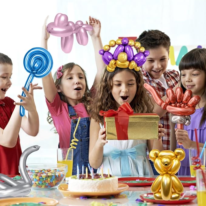 260 Metallic Multi Long Balloons - Image 7