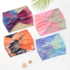 DRESHOW 4 Pack Turban Headbands for Women Wide Vintage Head Wraps Knotted Cute Hair Band Accessories