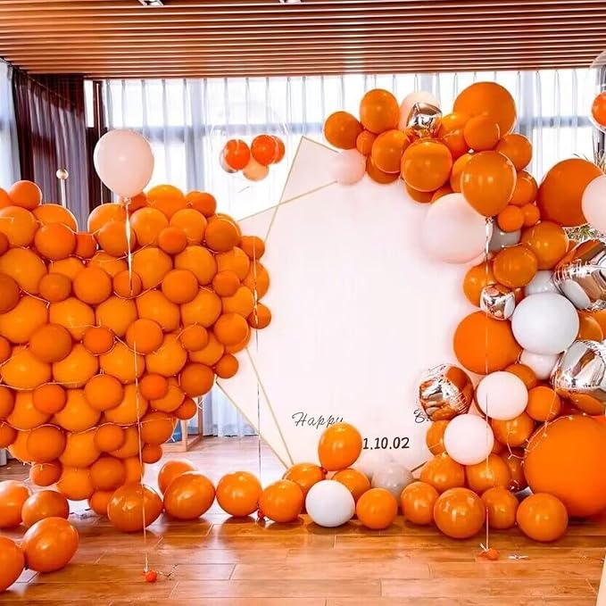 412pcs Orange Balloons 18 12 10 5 Inch Orange Balloon Garland Arch Kit - Image 6