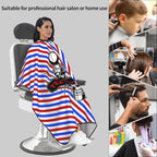 Custom Barber Cape for Men Personalized Professional Hair Cutting Cape with Text for Home Salon Barbershop