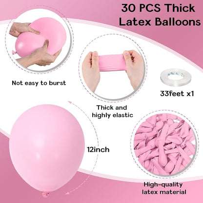 Jobkoo Pastel Pink Balloons - Image 2