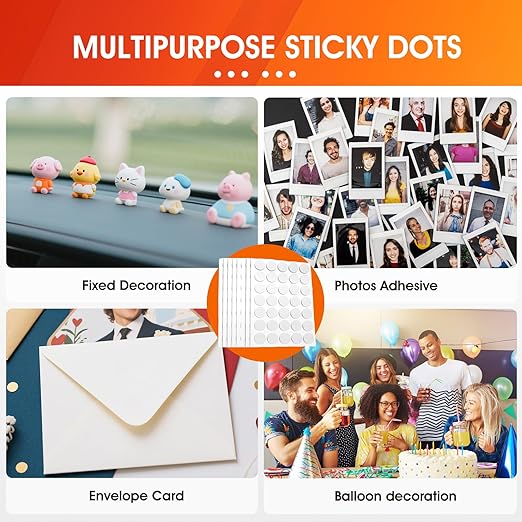 AROIC 1000 Pcs Sticky Dots, 0.8" Poster Putty Adhesive Stickers | Hanging - Image 6