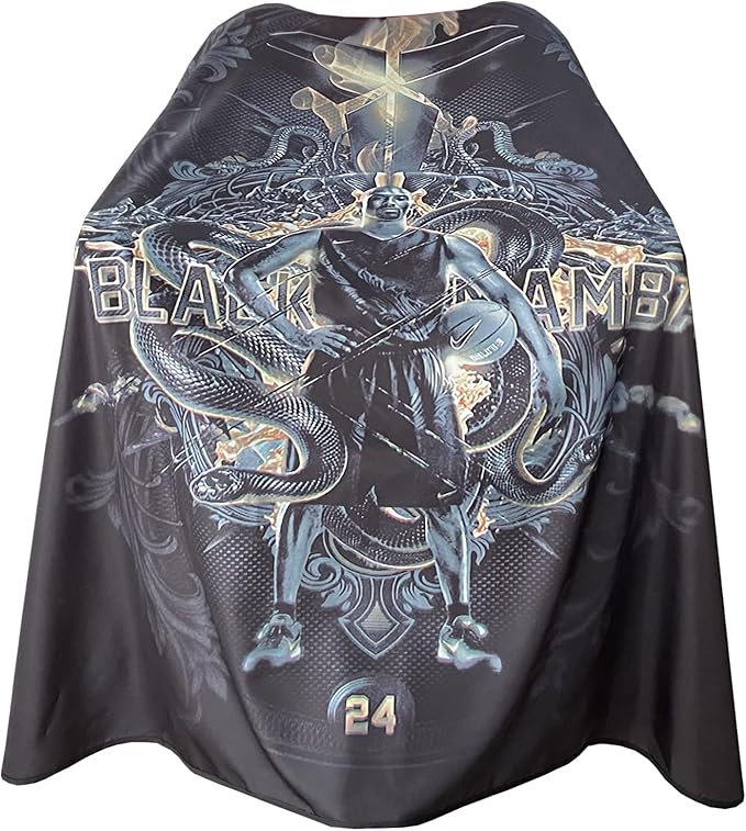 Barber Capes for Men Hair Cutting Salon Cape with Snaps Hairdresser Gown Stylist Cape- 63”× 56”
