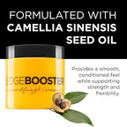 Style Factor EDGE BOOSTER® Strong Hold Styling Gel | Alcohol-Free Hair Gel with Camellia Sinensis Seed Oil for Curly, Wavy & Sleek Styles | Frizz Control, Long-Lasting and Flexible Hold (16.9oz)