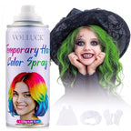 Green Hair Spray Temporary, Hair Color Spray 1-Day Hair Dye Colored for Kids Women Men Joker, Hair Wax Color Washable, Hair Paint Halloween Fast-Drying 4.06 Fl Oz