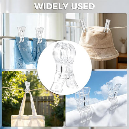 Balloon Arch Clips, Large Clear Spring Clamps - Image 7