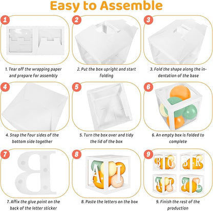138pcs Little Cutie Baby Shower Orange Balloon Arch Kit Boxes Decoration | Baby - Image 4