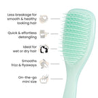 Tangle Teezer Fine & Fragile Ultimate Detangler Brush, Detangles & Reduces Breakage, Travel-Size Mini Hair Brush, Mint
