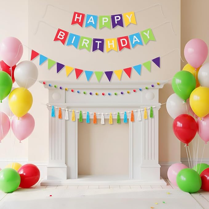 SmoothNovelty 139 Pcs Felt DIY Custom Banner Kit Include 104 Letters 18 - Image 6