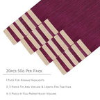WENNALIFE Tape in Hair Extensions Human Hair, 20pcs 50g 22 inch Light Burgundy Remy Hair Extensions for Women Tape Ins Straight Extensiones De Cabello Humano Skin Weft