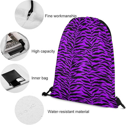 Theft Proof Drawstring Backpack Cinch Sack Water Resistant - Image 4