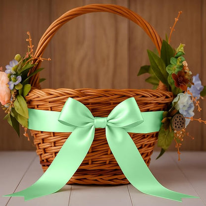 30Yards 1 1/2In Apple Green Ribbon - Image 6